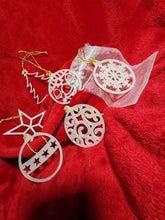 Charger l'image dans la galerie, Lot de 6 Décorations de Noël Luminescentes - Magie Éclatante pour Votre Sapin